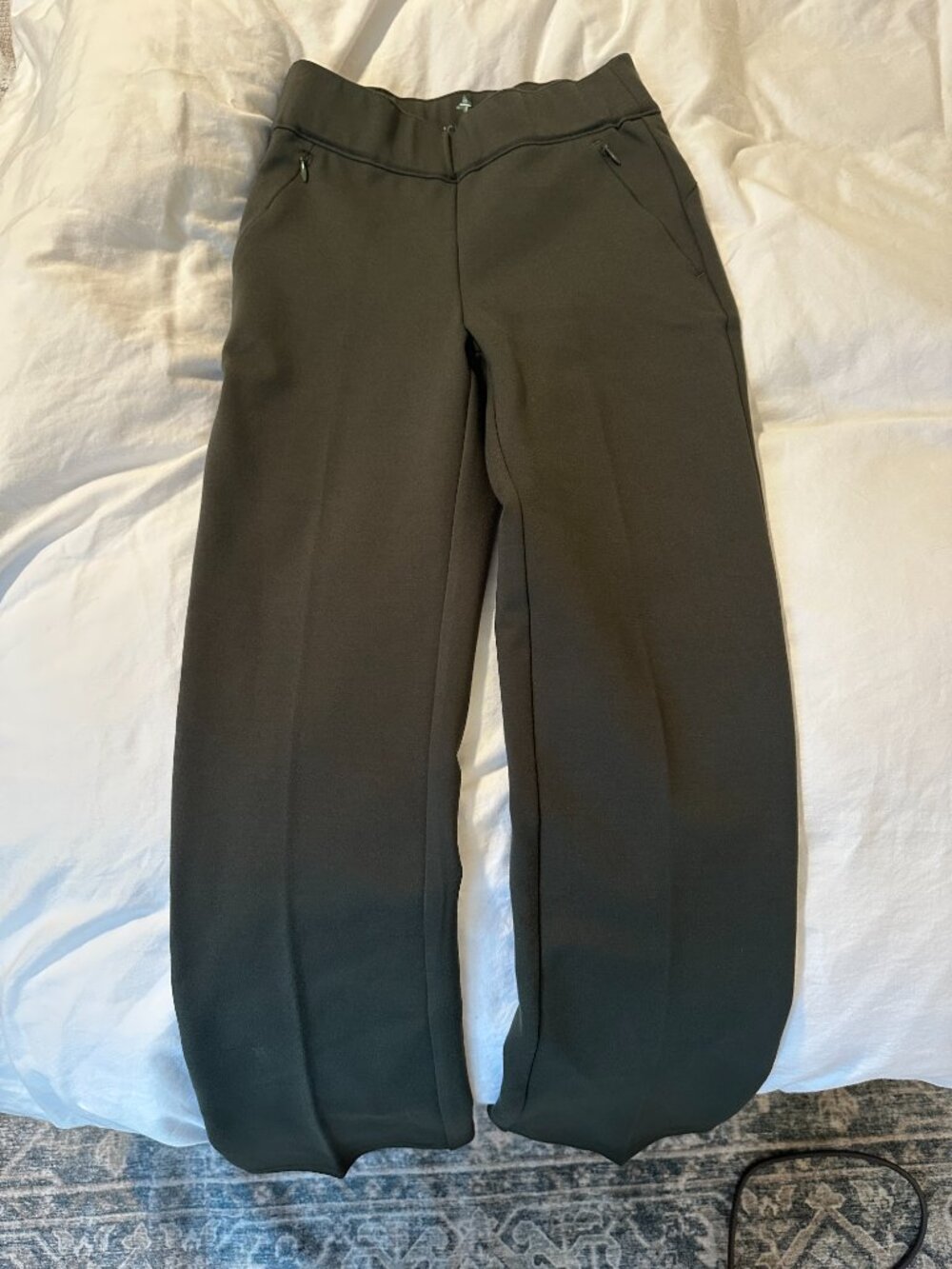 Tuckernuck Army Green Pull On Zipper Pants